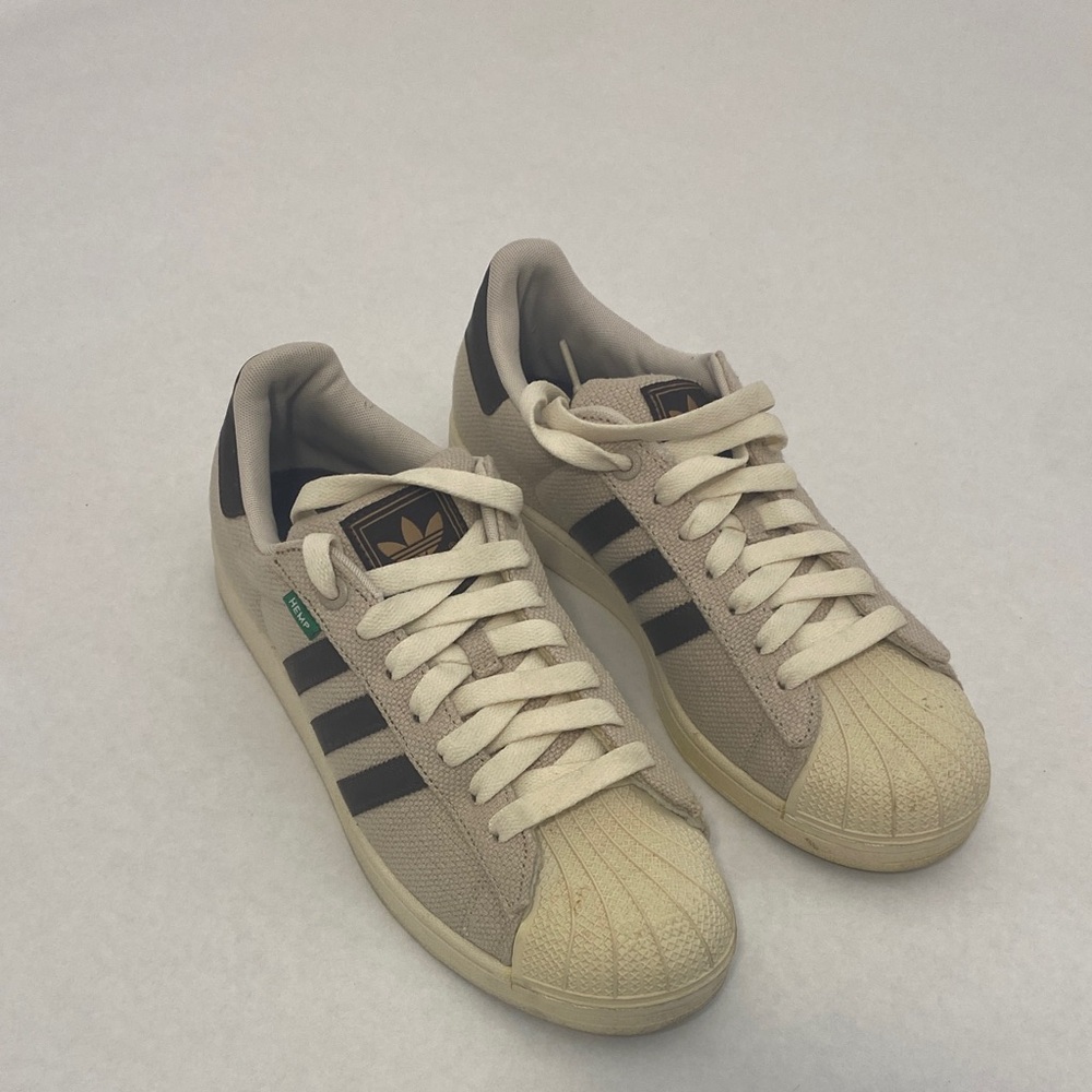 Adidas Hemp superstar Men's Beige and Brown Sneakers